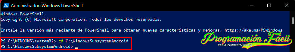 windows subsystem Android