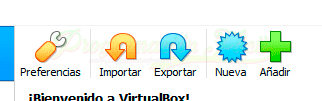 VirtualBox opciones básicas