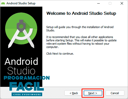 instalar Android Studio