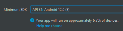 Android 12 API 31