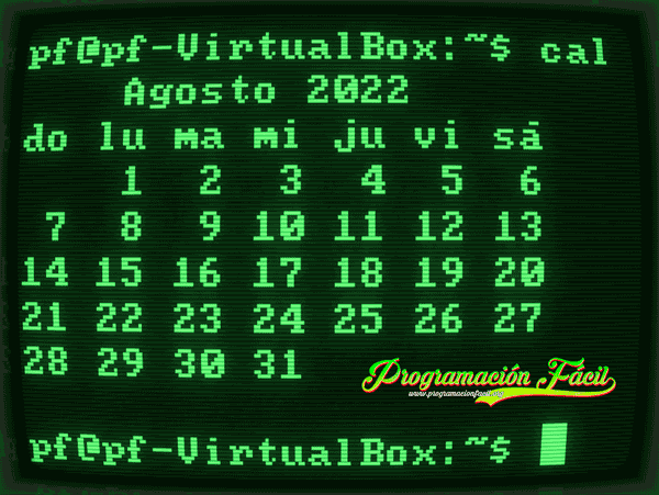 ¿Cómo ver la fecha y calendario en la consola de Linux?