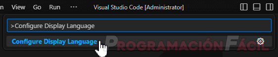 Configurar idioma de Visual Studio Code en windows